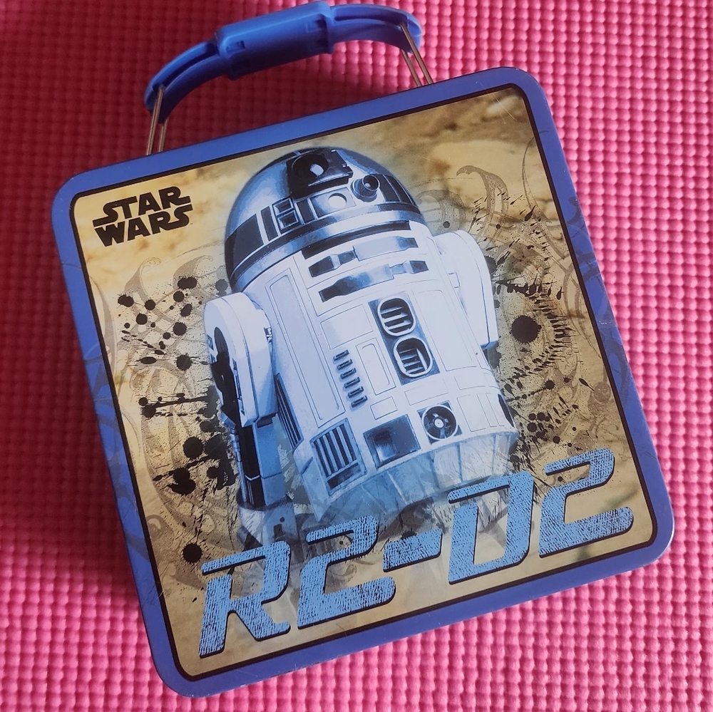 Star Wars R2-D2 Metal Lunch Box - Blue and White
